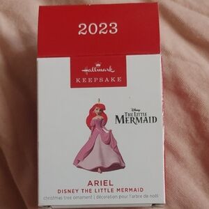 Hallmark Disney Miniture Ariel Ornament in Pink Dress